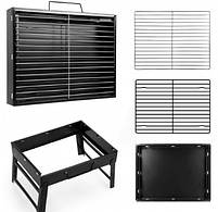 Мангал розкладний Bbq Grill Portable 35x27 см-1731, фото 4