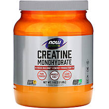 Креатин моногідрат NOW Foods, Sports "Creatine Monohydrate" Pure Powder, у порошку (1 кг)