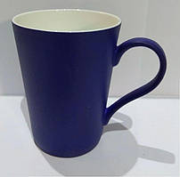 Чашка хамелеон Latte фарфор синя матова для сублімації