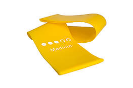 Фітнес - резинка 2,5 - 6 кг Жовта