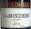 Вино ігристе червоне Ламбруско Россо Амабайл Lambrusco Rosso Amabile La Colombara 1.5 л Італія, фото 3