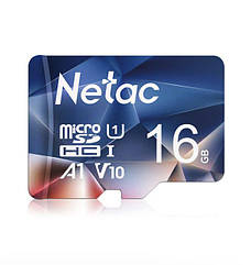 Професійна оригінальна карта пам'яті micro SD Netac 16Gb P500 A1 class 10.