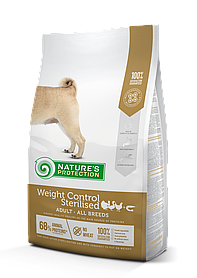 Natures Protection Weight Control Sterilised корм для собак після стерилізації та схильних до повноти, 4 кг