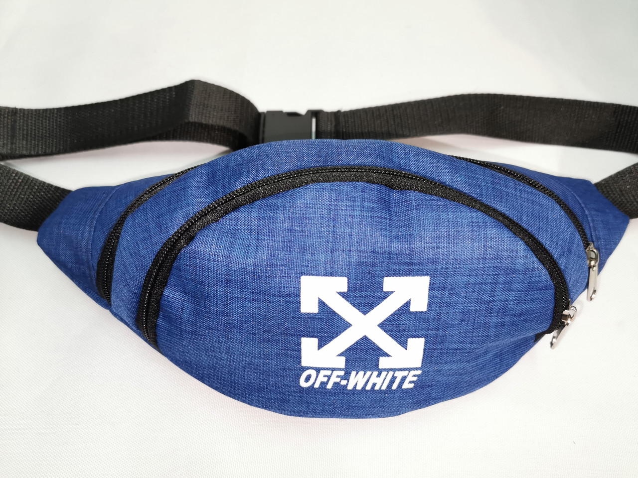 (2-віддела) Сумка на пояс OFF WHITE Унісекс месенджер/Спортивні барсетки бананка Молодий чоловік жінка опт