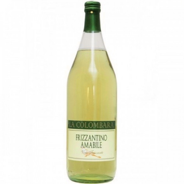 Вино ігристе біле Фриззантино Амабайл Коломбара Frizzantino Amabile La Colombara 1.5 л Італія, фото 1