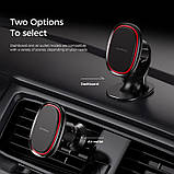 Тримач магнітний KONI STRONG KS-41 mini magnetic air vent car holder, чорний, фото 6