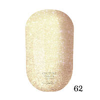 Гель-лак Couture Colour Gel polish №62 блестящий айвори с шимером, 9ml