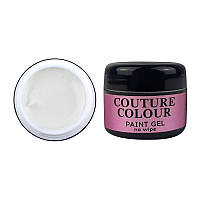 Гель-краска без липкого слоя Couture Colour Paint Gel No Wipe White, 5ml