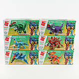 Конструктор Qman 1414 "Робот-трансформер + Динозаври 6в1" 533 деталі, фото 4