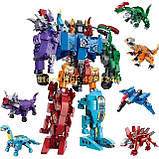 Конструктор Qman 1414 "Робот-трансформер + Динозаври 6в1" 533 деталі, фото 3