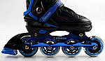 Ролики Caroman Sport Blue, розмір 31-35, фото 6