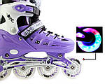 Ролики Scale Sports Violet LF 905 розмір 38-41, фото 3