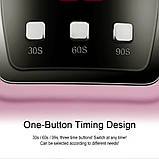 Стартовий набір для манікюру. Набір для нарощування нігтів гель лаком. Набір для гель-лаку з лампою для сушіння, фото 4