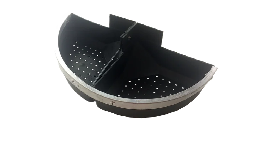 Лотковая кормушка для кроликов 1/2 круга, фото 1