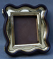 Фігурний кіот для ікони з внутрішньої позолоченій рамою., фото 4