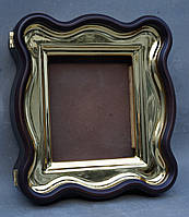 Фігурний кіот для ікони з внутрішньої позолоченій рамою., фото 3