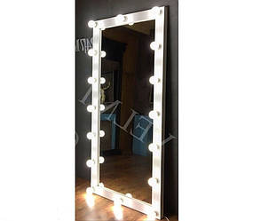 Робоче місце перукаря для салону краси, візажне дзеркало перукарське одностороннє VM717