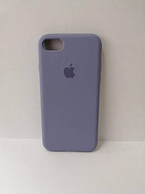 Чохол для iPhone 7, 8 накладка бампер протиударний силіконовий Original Soft Touch Lavander gray