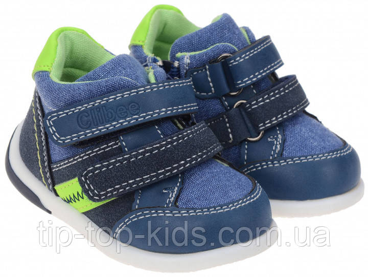 Черевики для хлопчика Clibee 273 P blue сині р.18,22