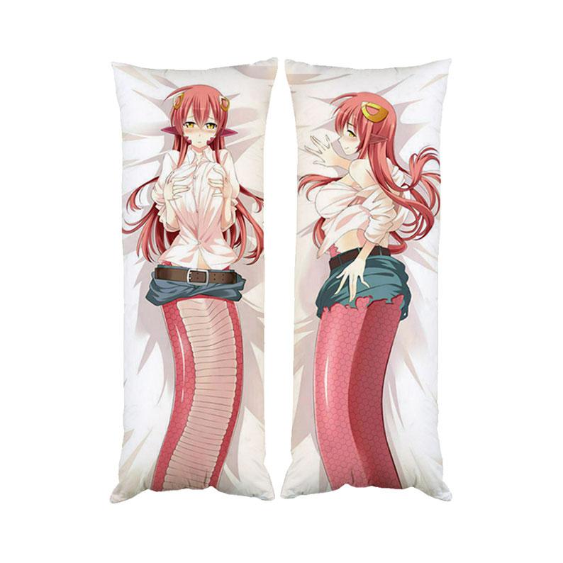 Подушка дакімакура Мія Ламія Monster Musume декоративна ростова подушка для обіймання двостороння
