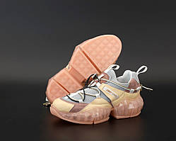 Кросівки жіночі Jimmy Choo Diamond Trail Pink "Коричневі" розмір;39
