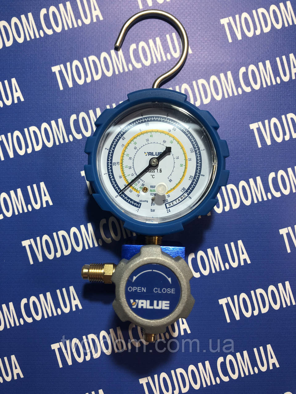 Манометричний колектор одновентильний VALUE VMG -1-U-L (R 600,600 a,290)