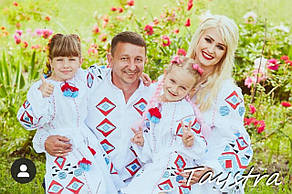 Вишиванки для родіні, одяг для сім'ї, вишитий парний одяг бохо льон, family look, вишиванки для сім'ї
