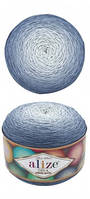 Нитки пряжа для в'язання мікрофібра DIVA OMBRE BATIK Дива Омбре Батік від ALIZE Алізе № 7379