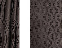 Портьерная ткань для штор Жаккард цвета венге с рисунком (Interio ERT TERRA 03-V2/280 P Jak)