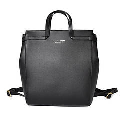 Жіноча сумка-рюкзачок Pierre Loues PL931-26 з екошкіри, з двома ремінцями, 12 л Чорний