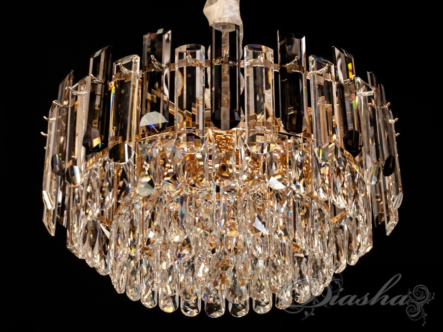 Сучасна кришталева люстра 8076-500G, фото 1