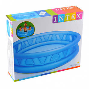 Басейн надувний дитячий 188х46 см "Літаюча тарілка" Intex 58431, фото 3