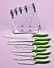Набір з восьми ножів з пластиковою підставкою А-Плюс, фото 2