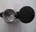 Дисковий електрочайник 1.8 л 1500Вт з нержавіючої сталі Domotec електричний чайник сталевий для дому і кухні, фото 5