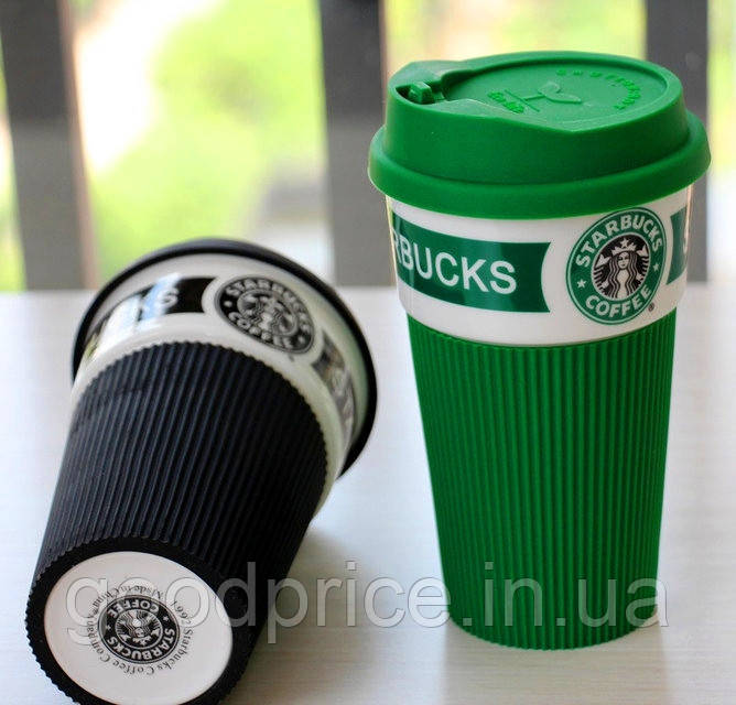 Керамічна термокружка Starbucks Старбакс