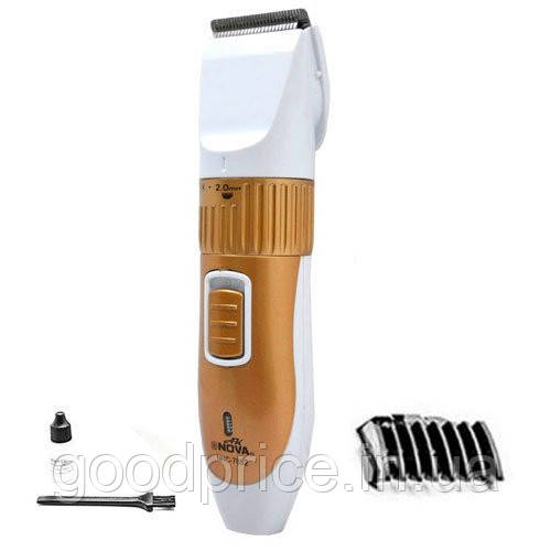 Бездротова машинка для стрижки волосся, бороди і вусів Nova Power Cordless Trimmer