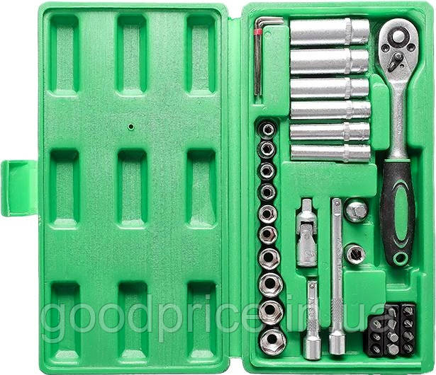 Набір інструментів 36 шт, 1/4" INTERTOOL