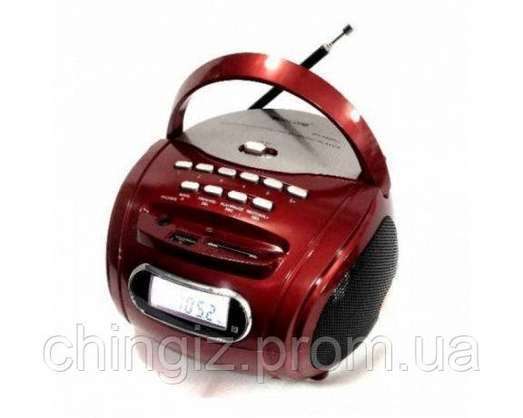 Бумбокс колонка MP3 USB радіо Golon Red