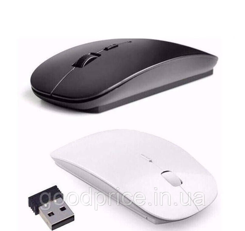 Бездротова мишка з стилі Apple оптична usb радіо миша