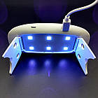 УФ лампа для сушіння нігтів, гель-лаку UV LED SUN mini, ультрафіолетова міні LED (лід) лампа для манікюру, фото 3