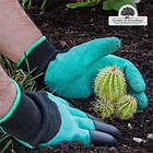 Садові рукавички з кігтями Garden Gloves для саду та городу, фото 5