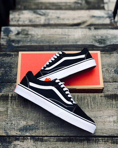 Vans old skool black cheap black