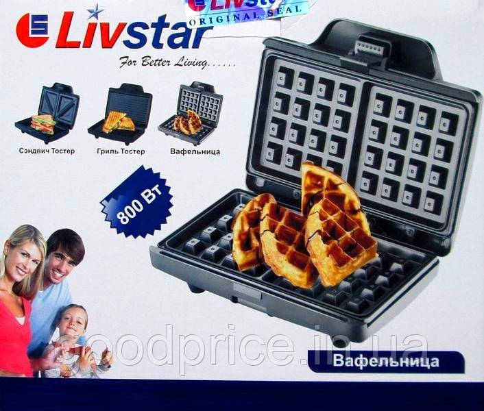 Вафельниця Livstar бельгійські Вафлі