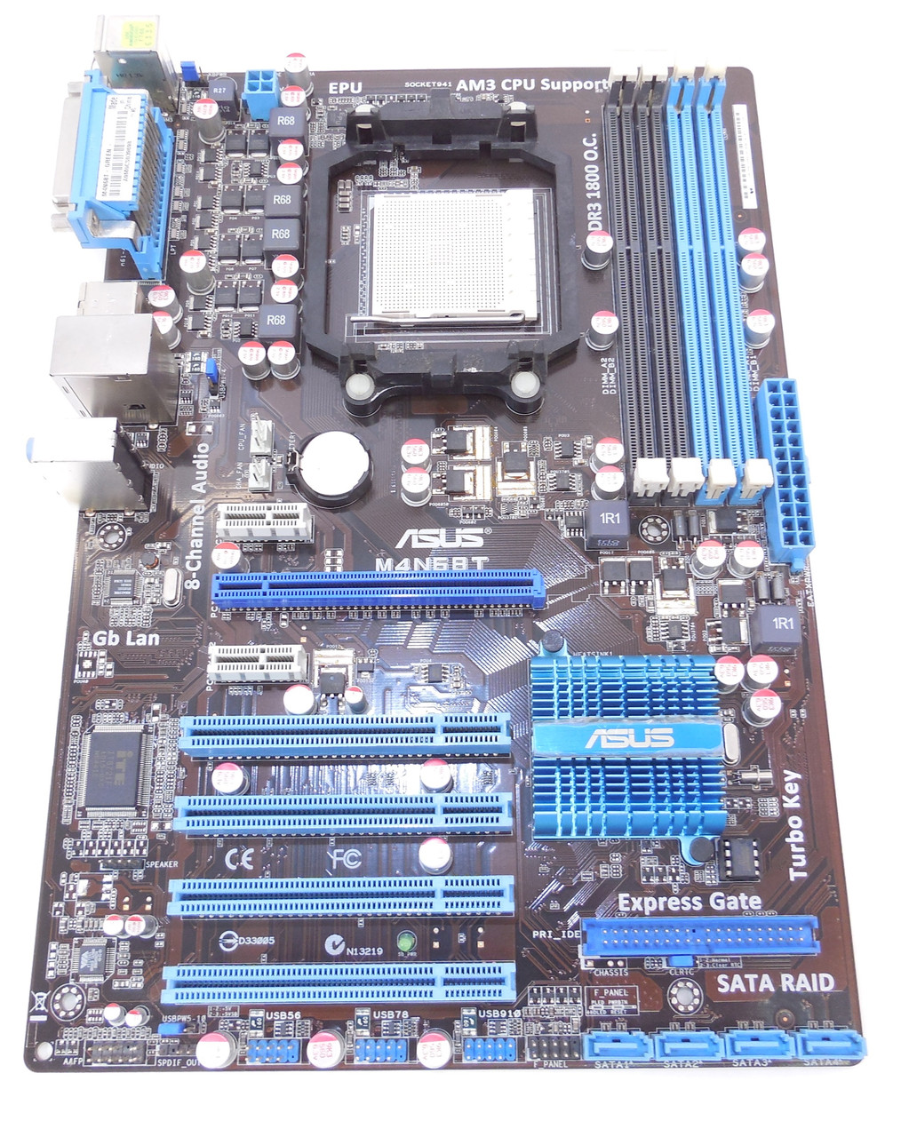 ТОПОВА Плата під AMD sAM3 на DDR3 ! ASUS M4N68T 125W READY ! Розуміє ВСЕ 2-6 ЯДЕРНІ ПРОЦИ AM3 X2-X6 до 1090T