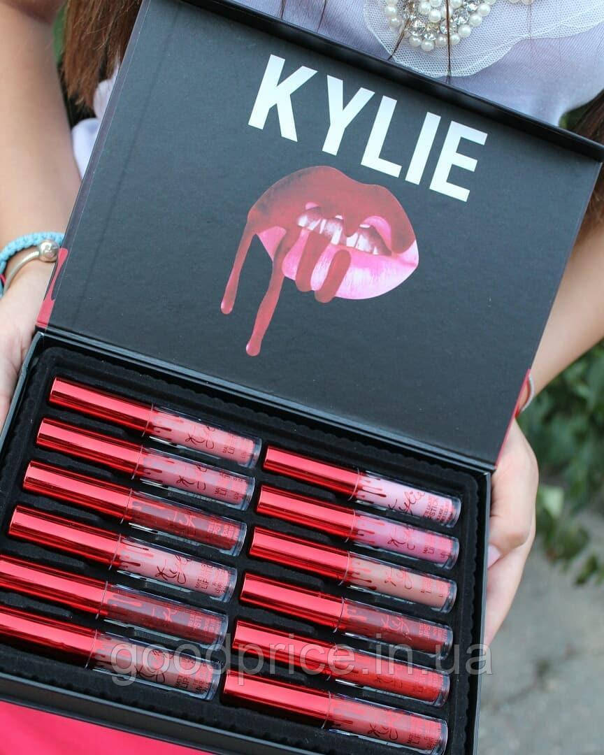 Набір стійких рідких матових помад Kylie Short Lip