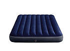 Двомісний надувний матрац Intex 137-191-25 см, надувне ліжко для сну інтекс, фото 5
