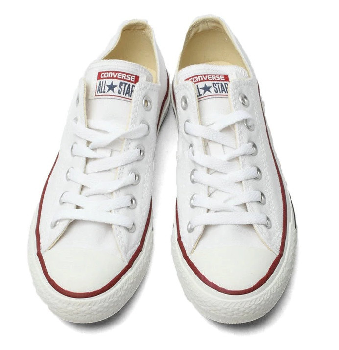 Кеди Converse All Stars Optical White Low M7652 жіночі чоловічі класичні (білі)