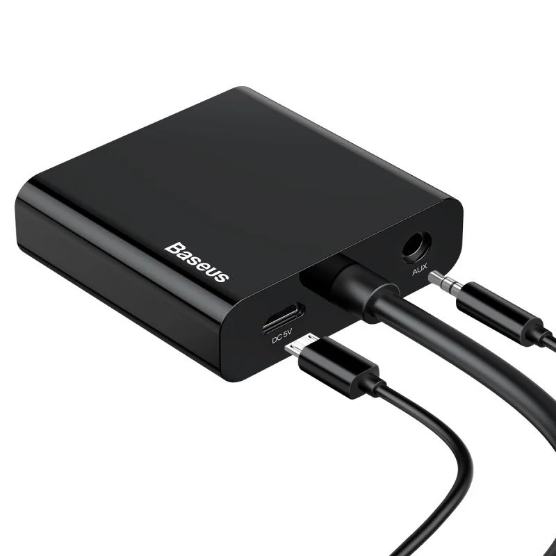 Перехідник конвертер BASEUS HD Converter HDMI 4k на VGA, micro USB, DC3.5