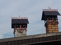 Колпак на дымоход кованый 6