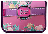 Пенал Class 1-яр.,пустий з 2 відв.,"Lovely Kitties", 210/70D PL, 20201С, фото 2